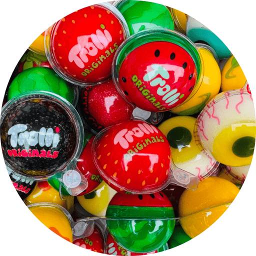 TROLLI 3D LIQUID FILLED BALLS
