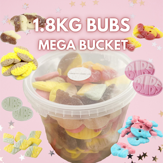 BUBS 1.8kg BUCKET (SWEDISH CANDY)