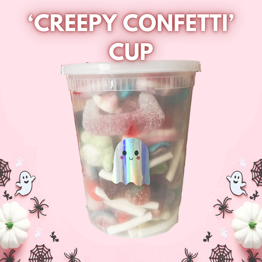 'CREEPY CONFETTI' 700g SWEETIE CUP