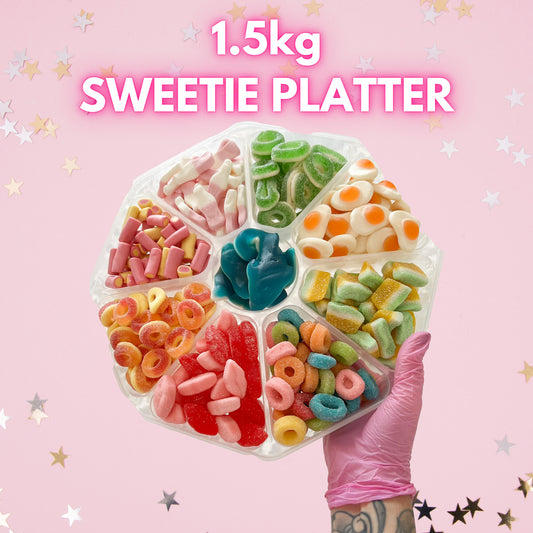 9 section sweetie platter