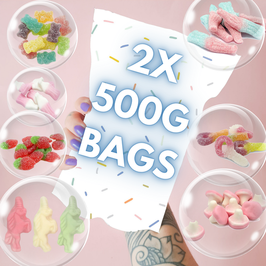 2x RANDOM 500g BAGS