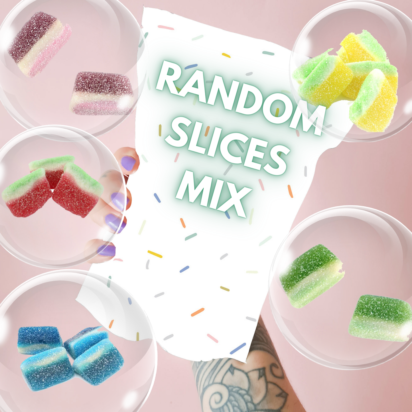 500g FIZZY SLICES MIX